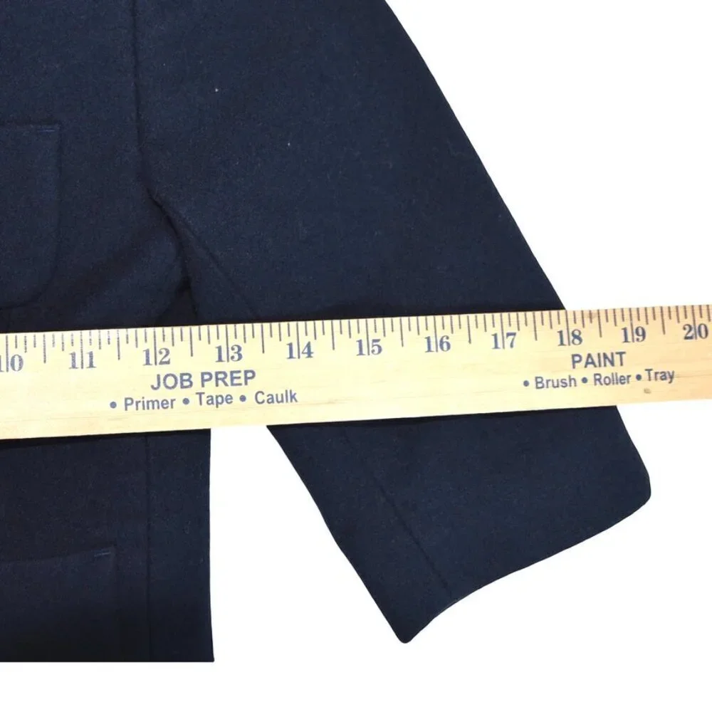 GAP Navy Wool Cashmere Blend Blazer XXS 3/4 Classic Prep Kidswear